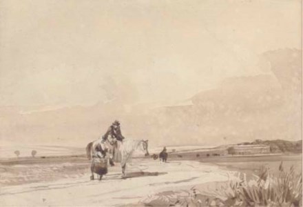 Travellers on a road