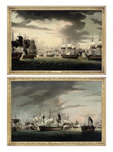 The battle of the Saintes, 12 t h April, 1782 (both illustrated)