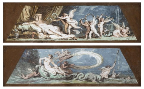 Anfitrite (L'Acqua); e Venere (La Terra)