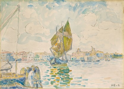 Venise, voilier sur le canal de la Giudecca
