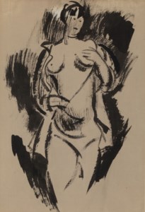 Nu ( recto ; verso )