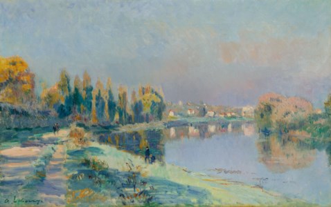 La Seine aux environs de Paris, un automne