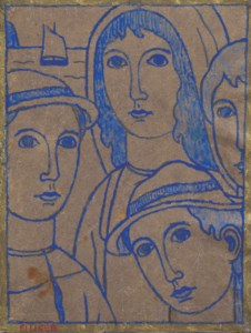Étude pour "La Famille de pêcheurs" ou "Famille de Bretons"