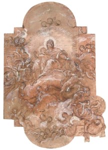 The Madonna and Child in Glory, attended by a company of angels