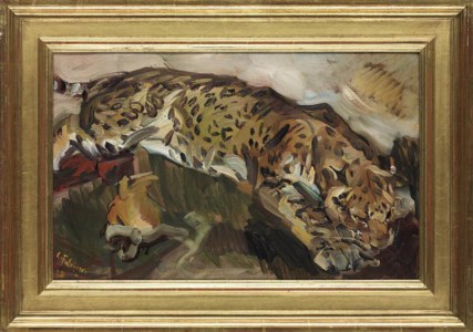 A leopard