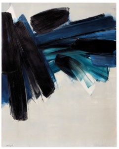 Pierre Soulages, Peinture 162 x 130 cm, 9 juillet 1961
