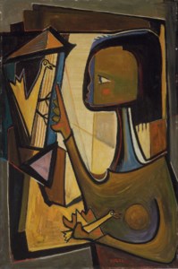 Untitled (Girl with Birds)