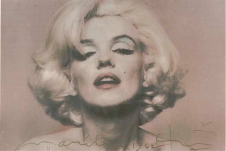 Marilyn in pink, 1962