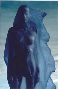 Blue Body and Veil; Red Bracers, 1970s-80s