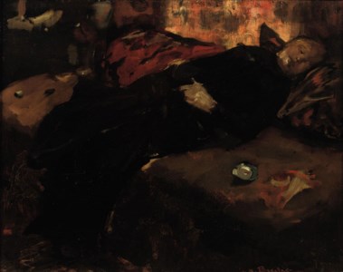 Rust: girl on a sofa