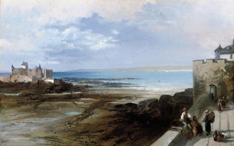 The coast of St Briac, France