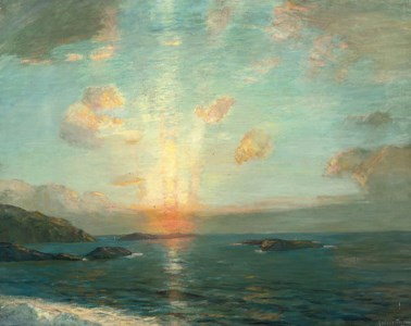 A tranquil sunset