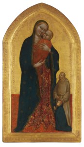 The Madonna and Child with a Franciscan Saint commending a male donor