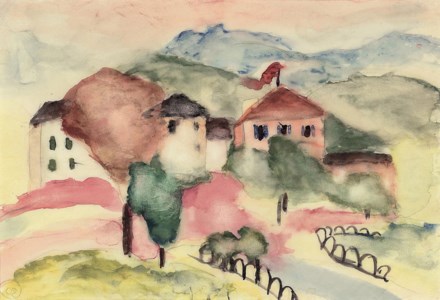 Hillside town