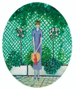 Femme dans un parc