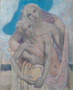 Young Love in the Lap of his Mother