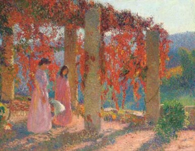 Henri Martin, Jeunes femmes sous la tonnelle