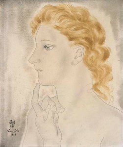 Femme de profil