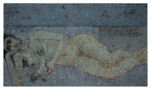 Untitled (Nude with Dove)