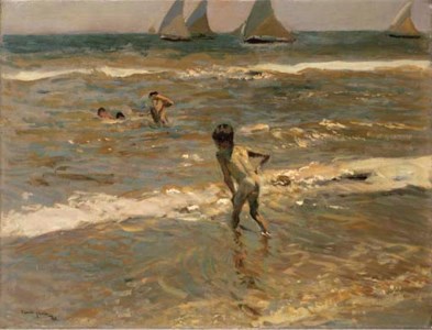Joaquín Sorolla y Bastida, Niños en el mar, Playa de Valencia