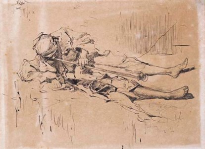 The pipe smoker (Fumador en pipa )