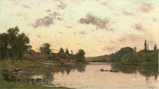 Soleil couchant à St. Pierre de la Garonne