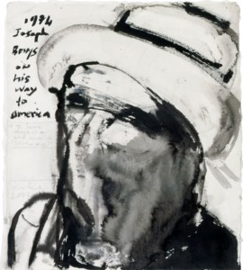 1974 Joseph Beuys on his way to America (I love America and American loves me)