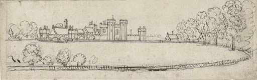 View of Maxstoke Castle, Warwickshire