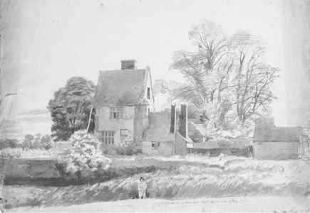 The ruins of Purton Hall, Staffordshire