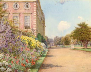 An herbaceous border, Hampton Court Palace