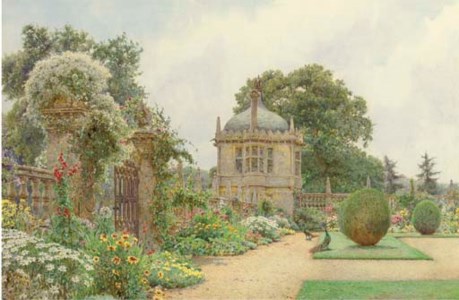 The gardens of Montacute House, Somerset