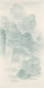 Mountain in Purple Mist