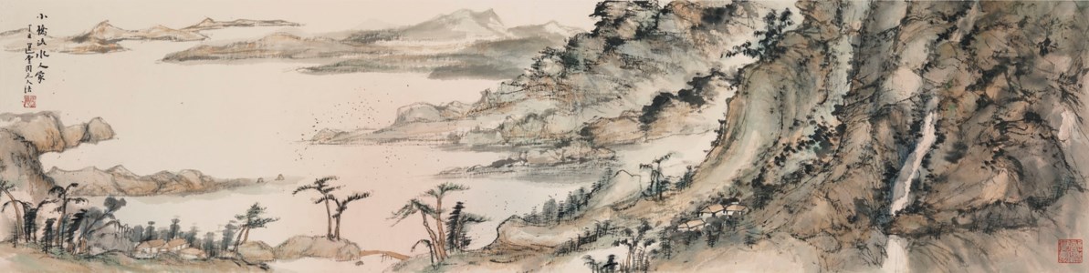 Village Along the Stream
