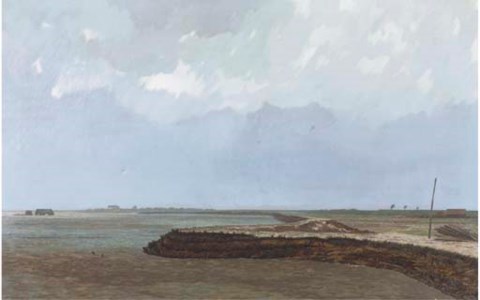 Schouwsche dijk achter Brouwershaven