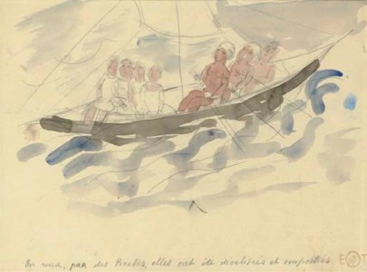 En mer, par des pirates, elles ont été dévaliseés et emportés