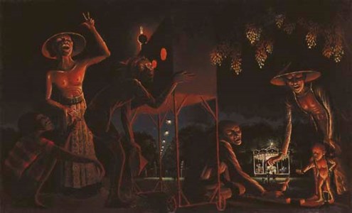 The night festival in Djogja
