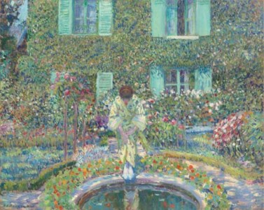 Frederick Carl Frieseke, The Garden Pool
