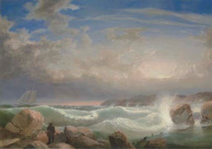 Fitz Henry Lane, Rafe's Chasm, Gloucester, Massachusetts