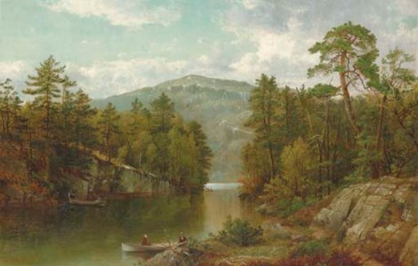 A View on Lake George (Paradise Bay)