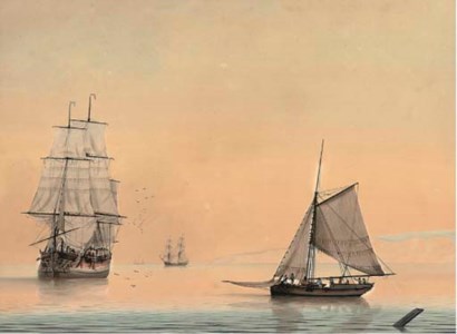 Shipping in a calm