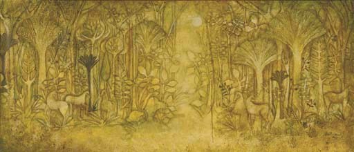 Horses in a Forest
