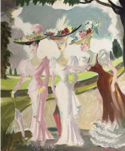 Three elegant ladies