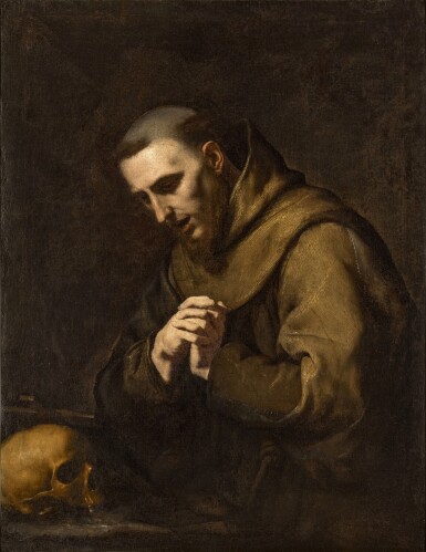 Saint Francis in meditation