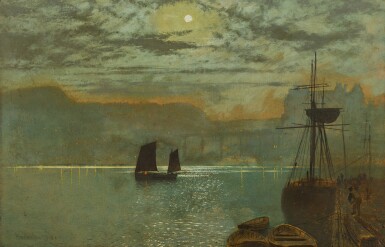 Scarborough South Bay by Moonlight