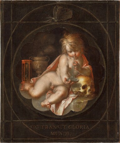 Joachim Anthonisz Wtewael, Homo bulla: an allegory of the transience of life