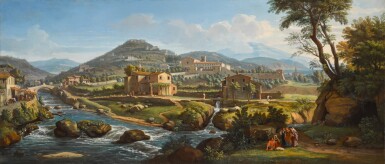 Fiesole, a view of the Badia Fiesolana, just outside Florence