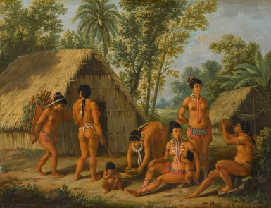 A family of Charaibes in the Island of St Vincent
