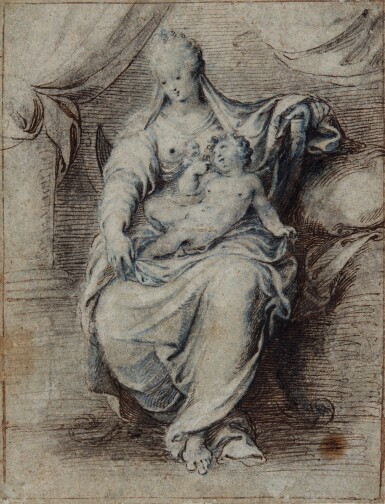 The Virgin and Child Enthroned
