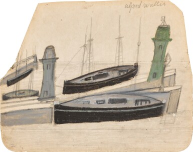 Boats by a Jetty with Lighthouses