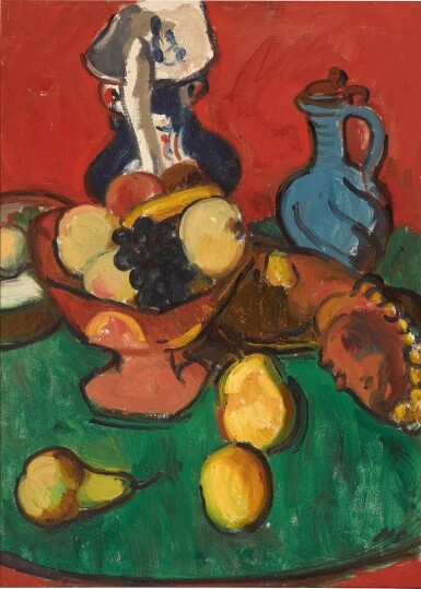 Still Life with Roman Head